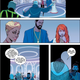 Matt Wilson changed the colors of Baal’s clothes to fit certain moods and storytelling goals.